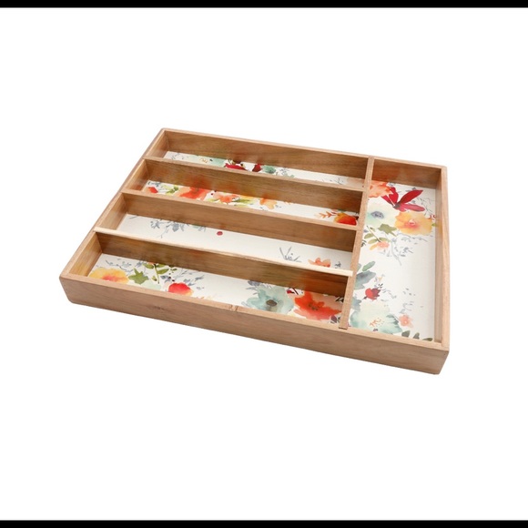 The Pioneer Woman Pioneer Willow Cutlery Tray - Picture 2 of 5